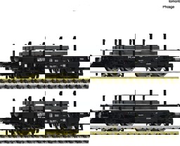 Show details for Fleischmann 6660134 N 2-tlg. Set: Schwerlast-Flachwagen ÖBB DC Picture of Fleischmann 6660134 N 2-tlg. Set: Schwerlast-Flachwagen ÖBB DC