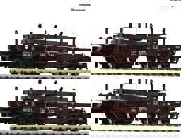 Show details for Fleischmann 6660135 N 2-tlg. Set: Schwerlast-Flachwagen ÖBB DC Picture of Fleischmann 6660135 N 2-tlg. Set: Schwerlast-Flachwagen ÖBB DC
