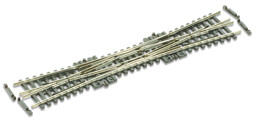 Show details for Peco SL-E390F N Doppelte Kreuzungsweiche Code 55 Picture of Peco SL-E390F N Doppelte Kreuzungsweiche Code 55