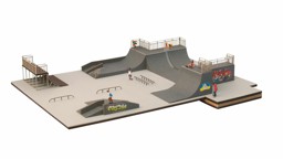 Show details for Noch 66834 HO micro-motion skate park laser cut | Building gauge H0 Picture of Noch 66834 HO micro-motion skate park laser cut | Building gauge H0