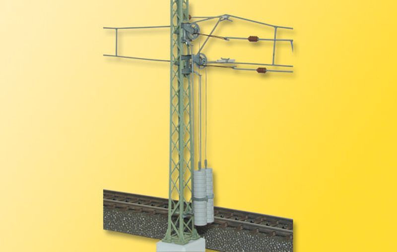 Bild von Viessmann 4264 TT Radspannwerk komplett mit Abspannmast | Oberleitung Spur TT
