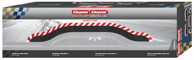 Bild von Carrera 20602 Digital 124 Schienen-Außenrandstreifen für Pit Lane (4) | Carrera Digital 124 Randstreifen für Schienen