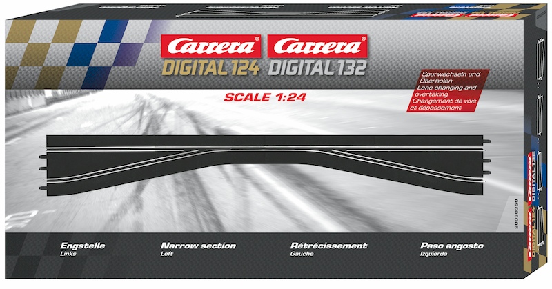 Bild von Carrera 30350 Digital 132, Digital 124, Digitale Engstelle, links | Carrera Digital 124 Weichen und Funktionsschienen