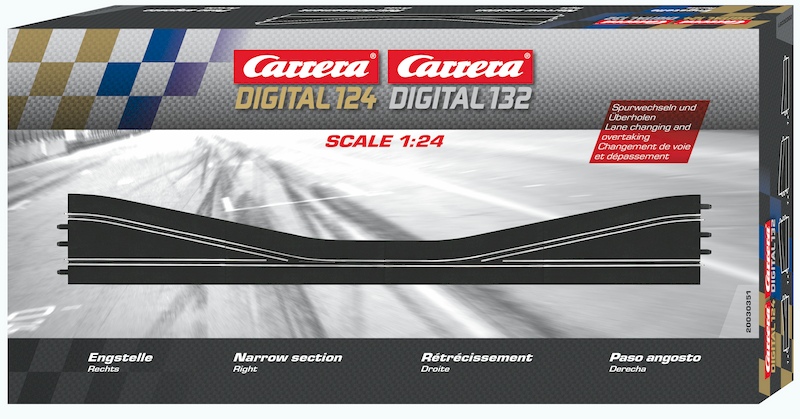 Bild von Carrera 30351 Digital 132, Digital 124, Digital Engstelle, rechts | Carrera Digital 124 Weichen und Funktionsschienen