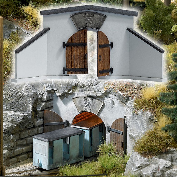 Bild von Busch 1470 Stolleneingang 1-gleisig H0f