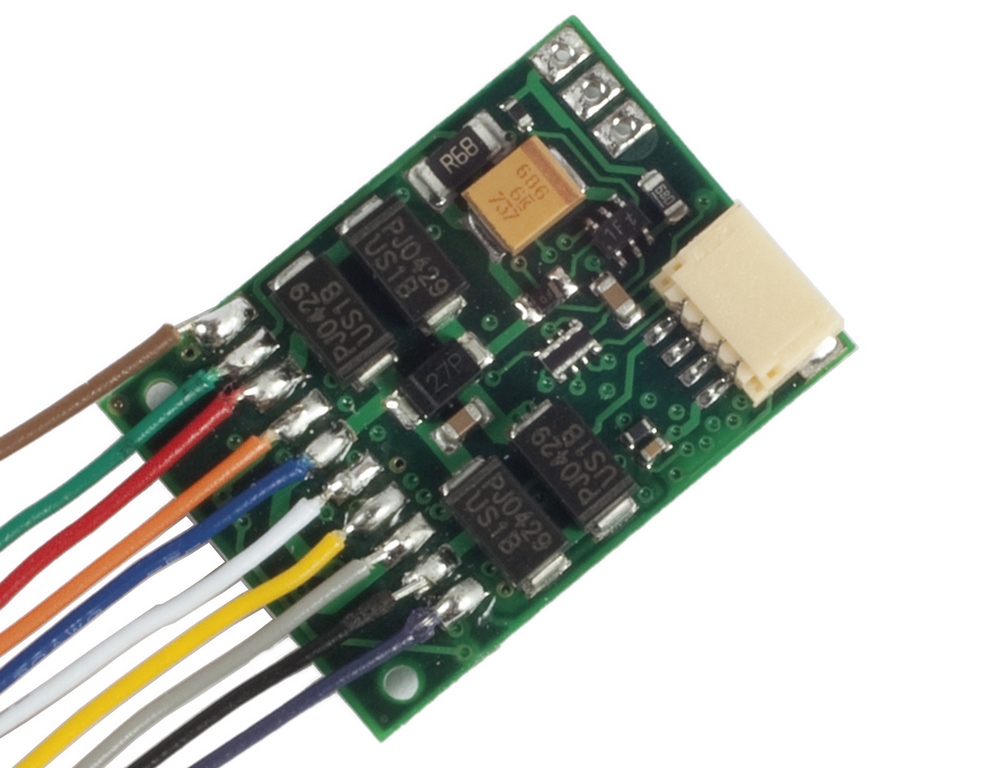 Bild von Lenz 10433-01 Lokdecoder Gold + 1,0 / 1,8A, mit Schnittstellenst. NEM 652 | Digitaldecoder Spur H0