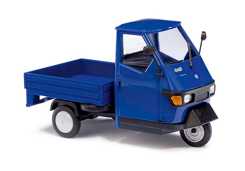 Picture of Busch 60002 Piaggio Ape 50 Dunkelblau | Modellautos 1:43 Spur 0
