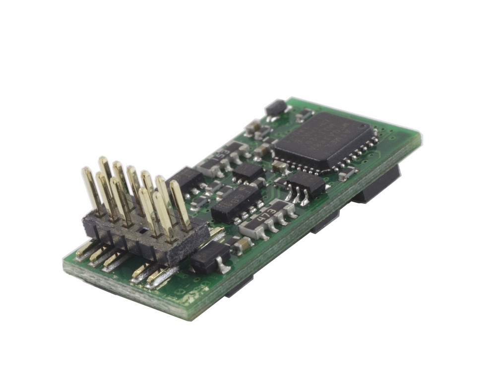 Bild von Lenz 10312-01 Lokdecoder Silver+ PluX-12, NEM 653 | Digitaldecoder Spur H0