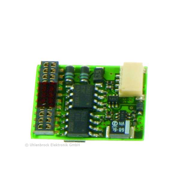 Bild von Uhlenbrock 75330 Intellidrive2 H0 Multiprotokoll Digitaldecoder MTC21 | Digitaldecoder Spur H0