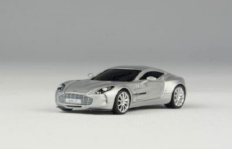 Bild von Fronti Art H0-05 H0 Aston Martin One 77 Silber | Modellautos 1:87 Spur H0