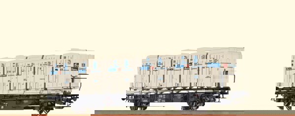 Brawa 49124 H0 Behälterwagen Lbs58 DB, III, Bahlsen Brawa 49124 H0 Behälterwagen Lbs58 DB, III, Bahlsen