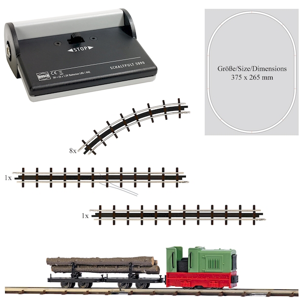 Bild von Busch 12012 Start-Set Holztransport H0 | Startpackungen Spur H0m-H0e-H0f analog
