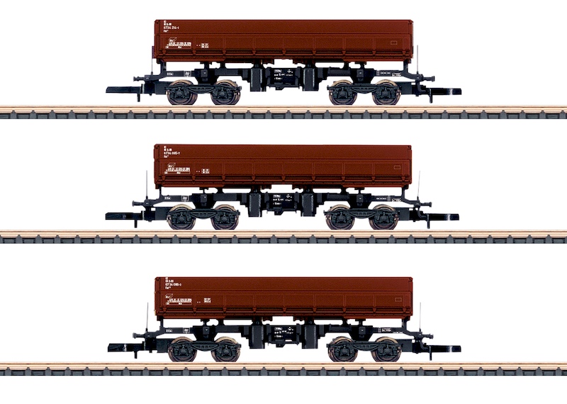 Bild von Märklin 82436 Z Wagen-Set Seitenkippwagen DB AG Epoche 6 | Güterwagen Spur Z