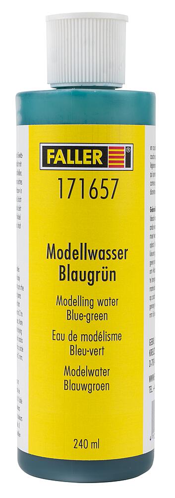 Bild von Faller 171657 H0, TT, N, Z Modellwasser, blaugrün | Modelleisenbahn Geländebaumaterial