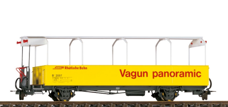 Bild von Bemo 3280113 RhB B 2098 offener Aussichtswagen