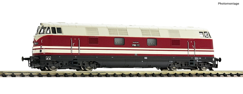 Bild von Fleischmann 721473 N Diesellokomotive V 180 227 DR, Digital DCC Henning, Epoche 3 | Lokomotiven Spur N digital
