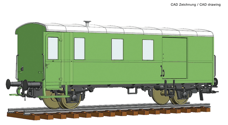Bild von Roco 74220 H0 Güterzuggepäckwagen, DB, Epoche 4, DC | Personenwagen Spur H0