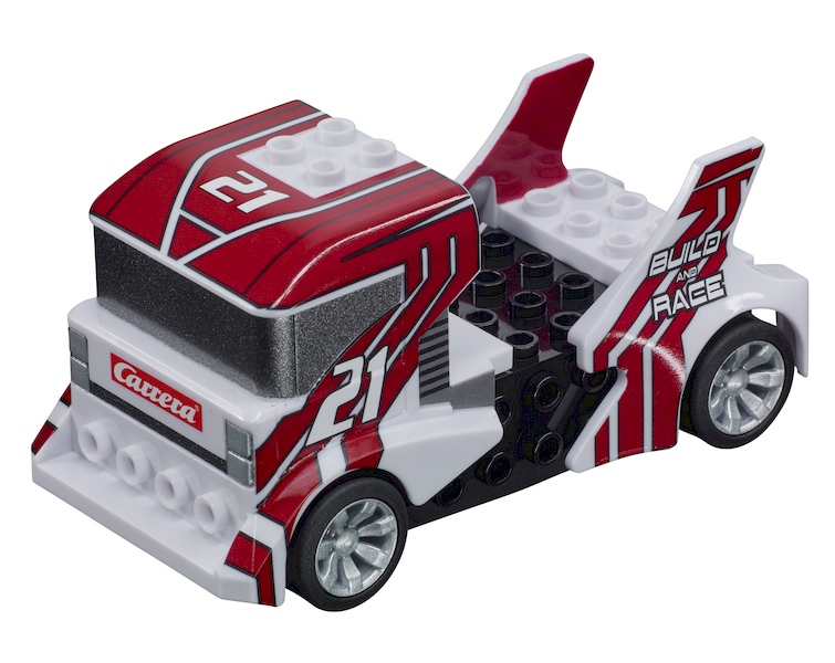 Bild von Carrera 64191 GO Build n Race - Race Truck white-red