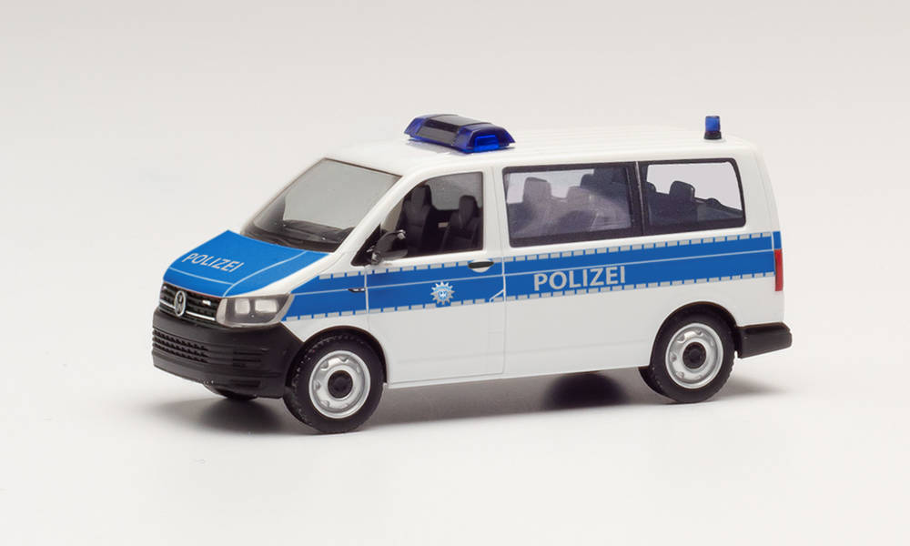 Bild von Herpa 096355 VW T6 Bus Bundespolizei | Modellautos 1:87 Spur H0