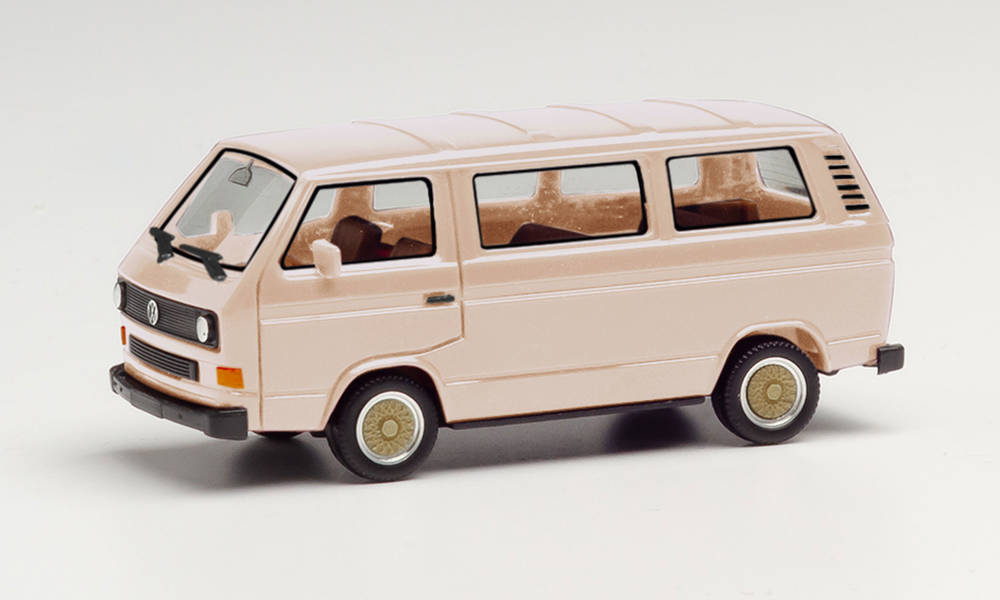 Picture of Herpa 420914-002 VW T3 Bus mit BBS Felgen, beige | Modellautos 1:87 Spur H0