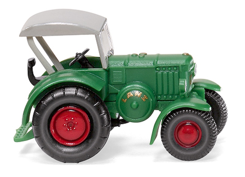 Bild von Wiking 095137 N Lanz Bulldog mit Dach - laubgrün | Modellautos 1:160 Spur N