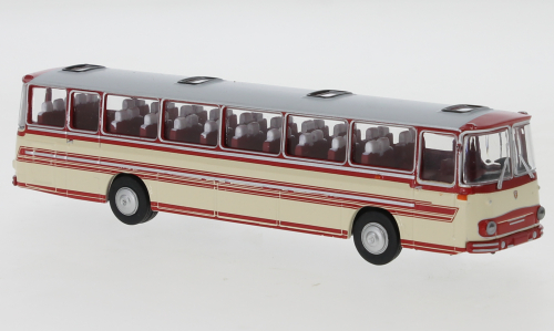 Bild von Brekina 59931 H0 Reisebus Fleischer S5, rot/hellbeige, 1973 | Modellautos 1:87 Spur H0