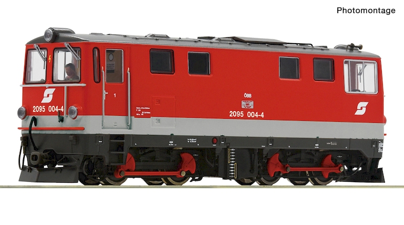 Bild von Roco 33295 H0e Diesellok 2095 004 ÖBB digital Leo-Sound | Lokomotiven Spur H0m-H0e-H0f digital