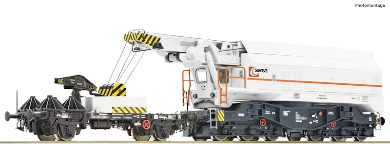 Bild von Roco 73039 H0 Digitalkran EDK 750 Sersa | Funktionswagen Spur H0 digital