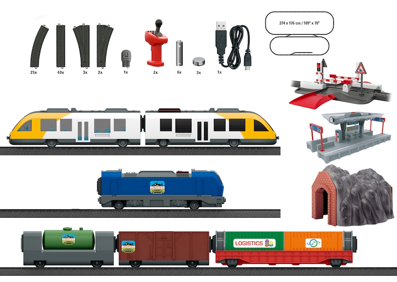 Bild von Märklin 29343 H0 Märklin my world - Premium-Startpackung mit 2 Zügen | Startpackungen Spur H0 analog