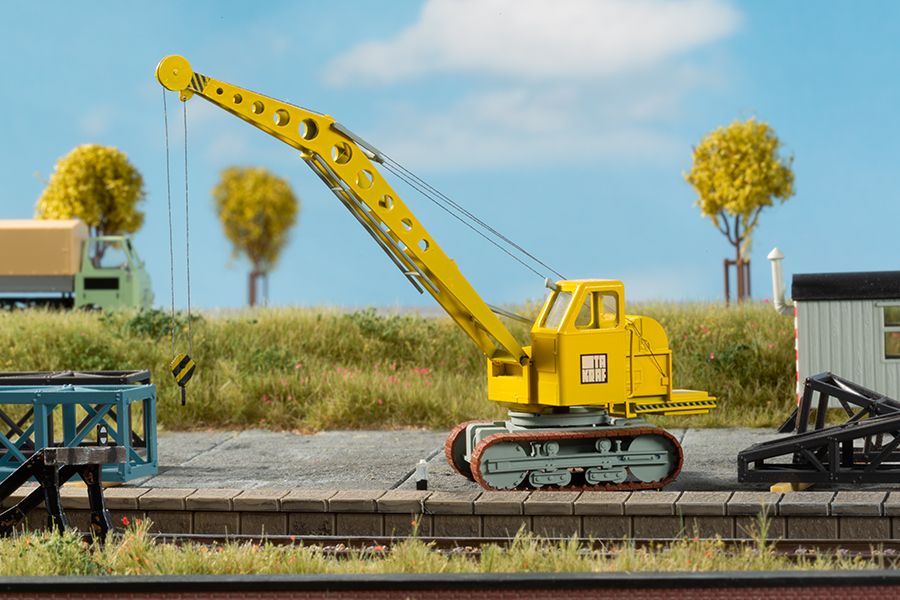 Bild von Auhagen 41673 HO Raupenkran RK3 Bausatz | Modellautos 1:87 Spur H0 Bausatz