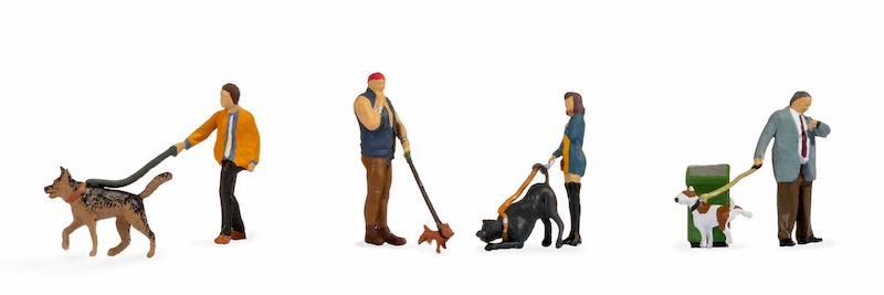 Bild von Noch 45471 TT Menschen mit Hunden | Figuren Spur TT