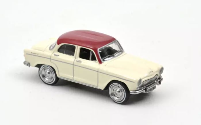 Picture of Norev 576087 H0 Simca Aronde Montlhéry 1962 beige mit rotem Dach | Modellautos 1:87 Spur H0