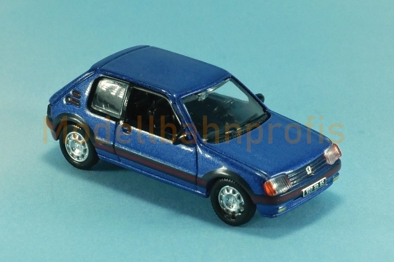 Bild von Norev 471729 H0 Peugeot 205 GTi 1990 Miami Blue | Modellautos 1:87 Spur H0