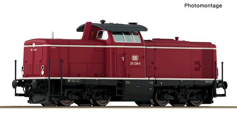 Bild von Fleischmann 721280 N Diesellok BR 211 rot DCC-Digital mit Sound | Lokomotiven Spur N digital