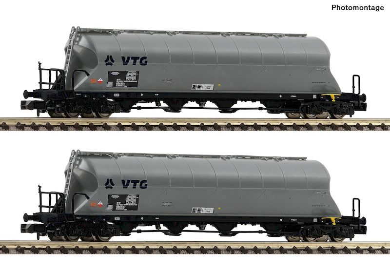 Bild von Fleischmann 6660003 N 2-teiliges Set Staubsilowagen VTG | Güterwagen Spur N