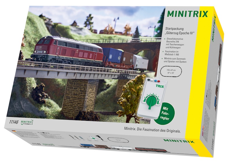 Bild von Trix 11146 N Startpackung Güterzug mit BR 216 | Startpackungen Spur N analog
