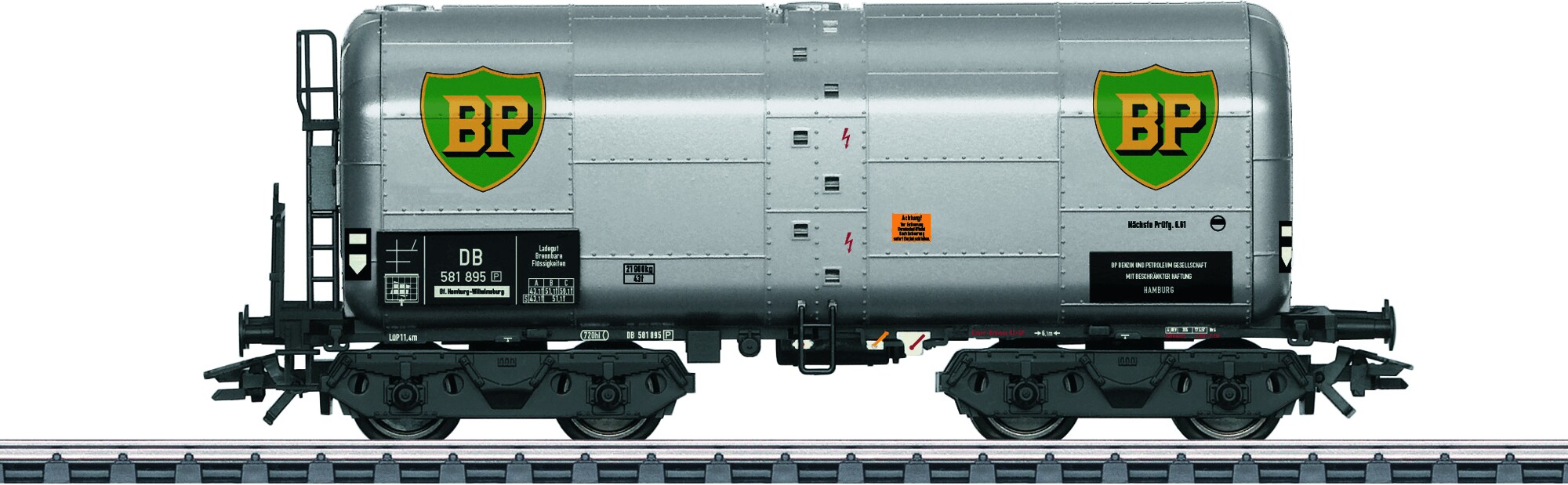 Bild von Märklin 47916 Märklin H0 Schweröl Kesselwagen BP Epoche 3, Eurotrain by Idee + Spiel | Güterwagen Spur H0