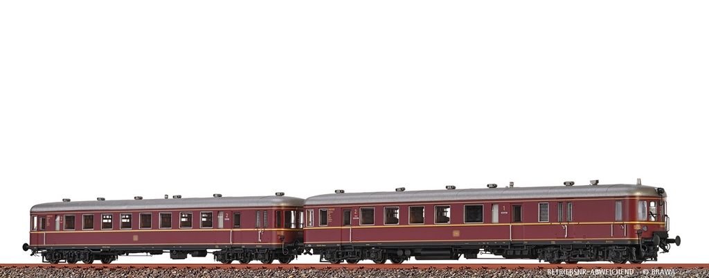 Bild von Brawa 44724 H0 Triebwagen VT60.5+VS145 DB, Epoche III, DC Analog BASIC+ | Lokomotiven Spur H0 analog