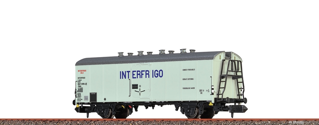 Bild von Brawa 67120 N Kühlwagen Ibces DB, Epoche IV | Güterwagen Spur N