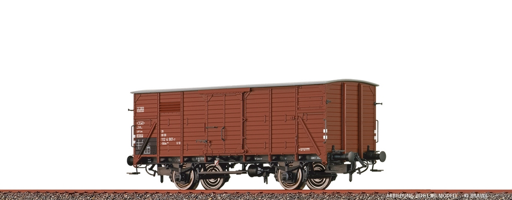 Bild von Brawa 67495 N Gedeckter Güterwagen Gklm 191 DB, Epoche IV | Güterwagen Spur N