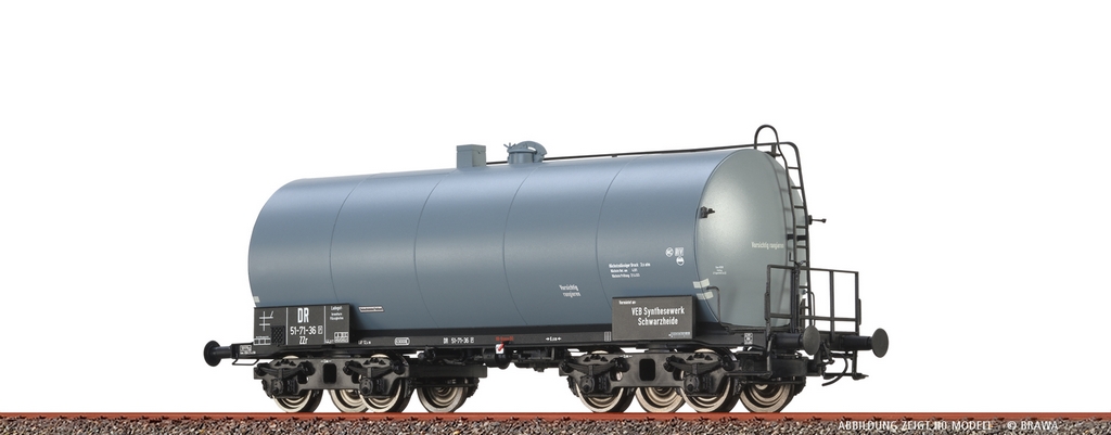 Bild von Brawa 67725 N Leichtbaukesselwagen Uerdingen ZZr DR, Epoche III | Güterwagen Spur N