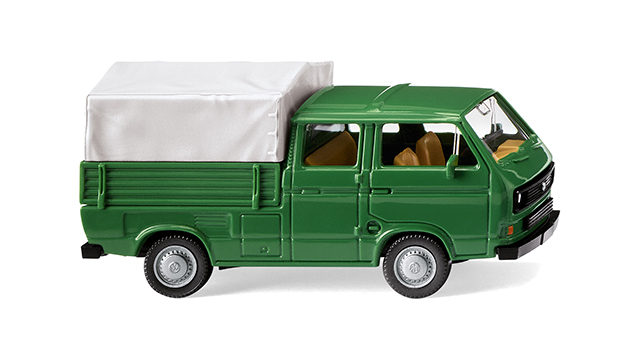Bild von Wiking 029309 H0 VW T3 Doppelkabine - grasgrün | Modellautos 1:87 Spur H0