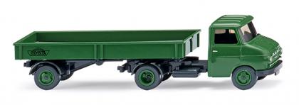 Bild von Wiking 035602 H0 Pritschensattelzug Opel Blitz "Dinkel" | Modellautos 1:87 Spur H0