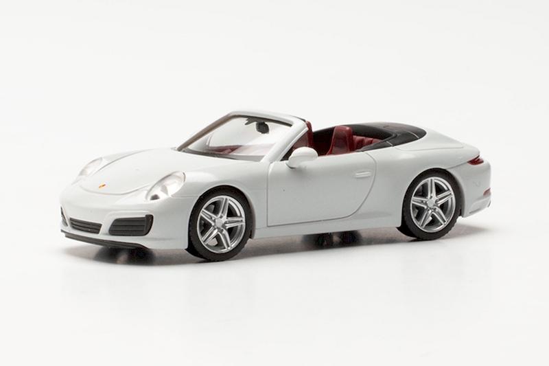 Bild von Herpa 038843-002 H0 Porsche 911 Carrera 2 Cabrio, carraraweiß metallic | Modellautos 1:87 Spur H0
