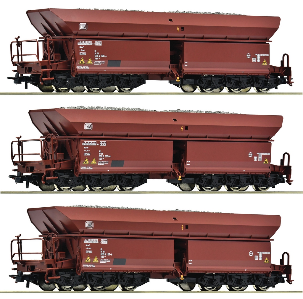 Roco 77030 H0 3-teiliges Set 1 Erzwagen DB