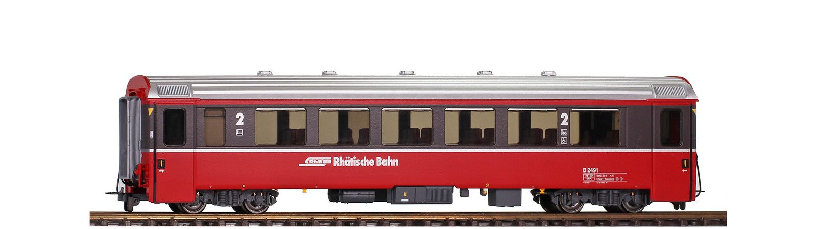 Bild von Bemo 3244102 H0m RhB B 2492 Einheitswagen IV Bernina Express