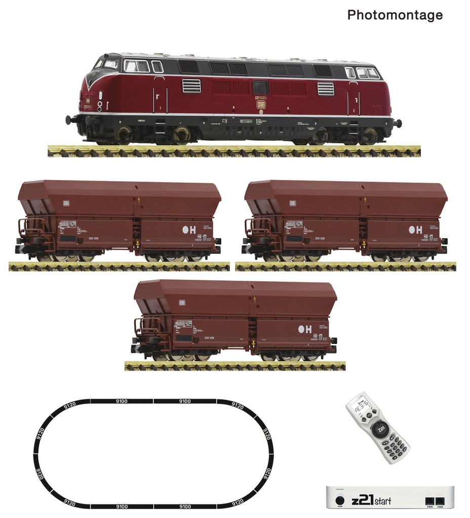 Bild von Fleischmann 5170003 z21 N Startset BR 221 Güterzug DB