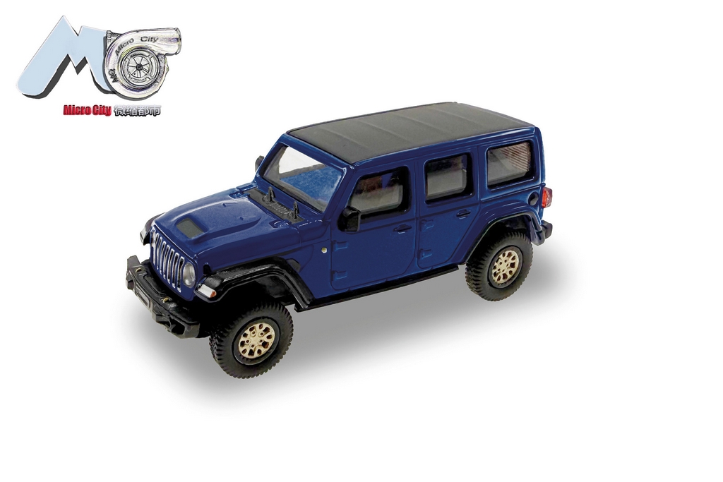 Picture of MicroCity 87MC000013 H0 Jeep Wrangler, blau