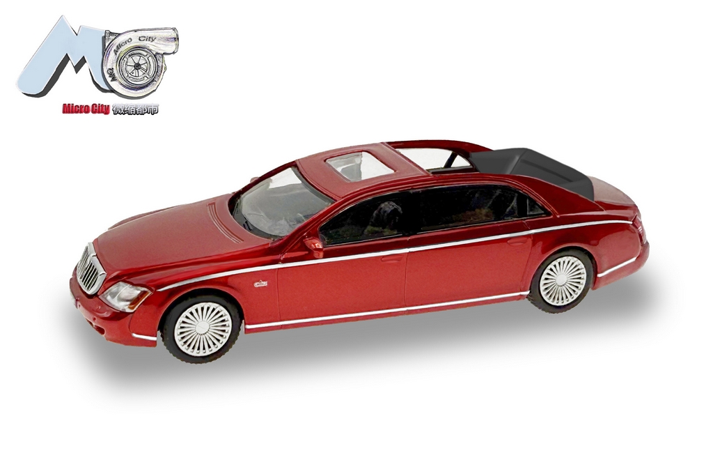 Picture of MicroCity 87MC000025 H0 Maybach 62S, rot
