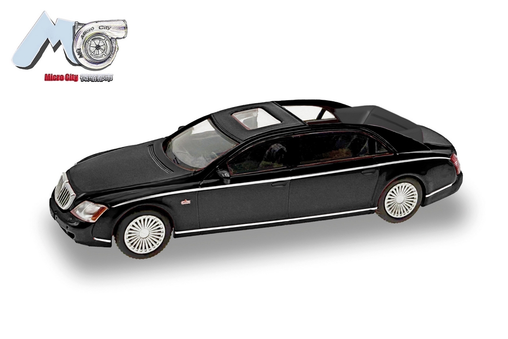 Picture of MicroCity 87MC000033 H0 Maybach 62S, schwarz